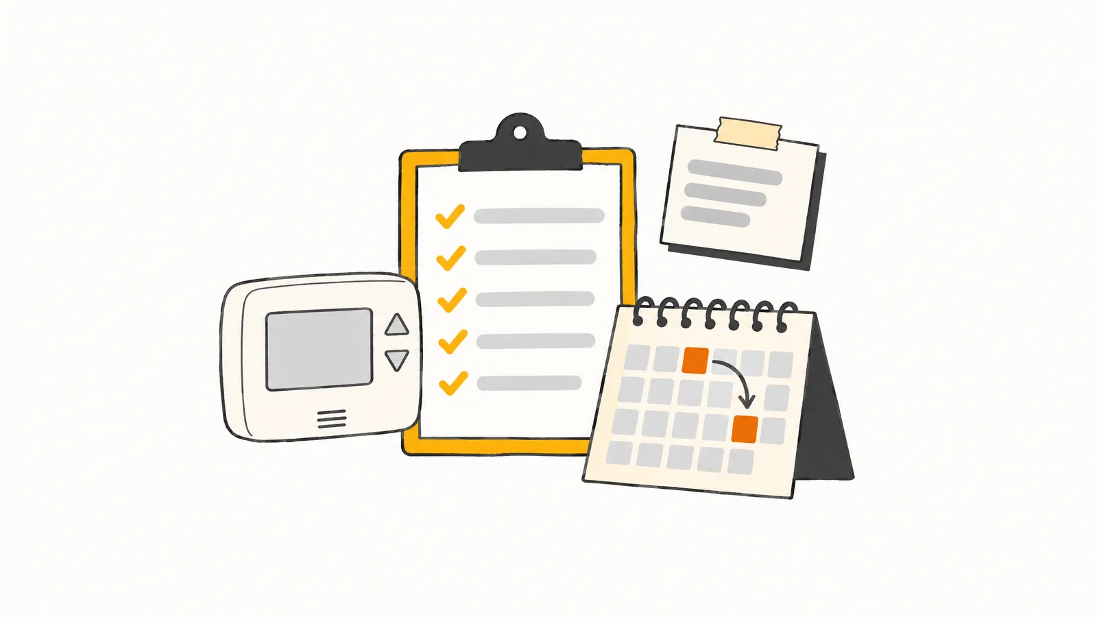 A small HVAC office’s checklist for ServiceTitan schedule updates