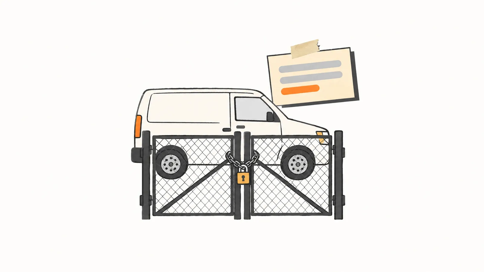 How one no-access stop becomes a route-margin problem