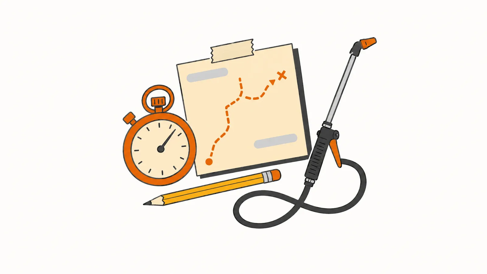 When a pest control route slips, what needs to be recorded?