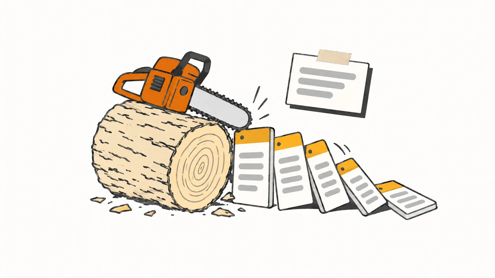 When one tree removal throws off the dispatch board